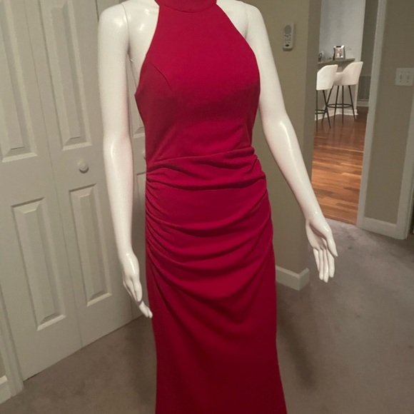 City Studio Vibrant Red Maxi Dress - Picture 1 of 4